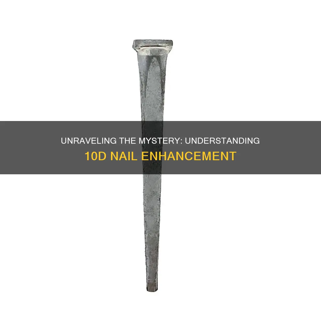 what does 10d mean in nails