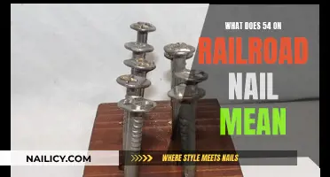 Railroad Nails: Decoding the 54 Marking