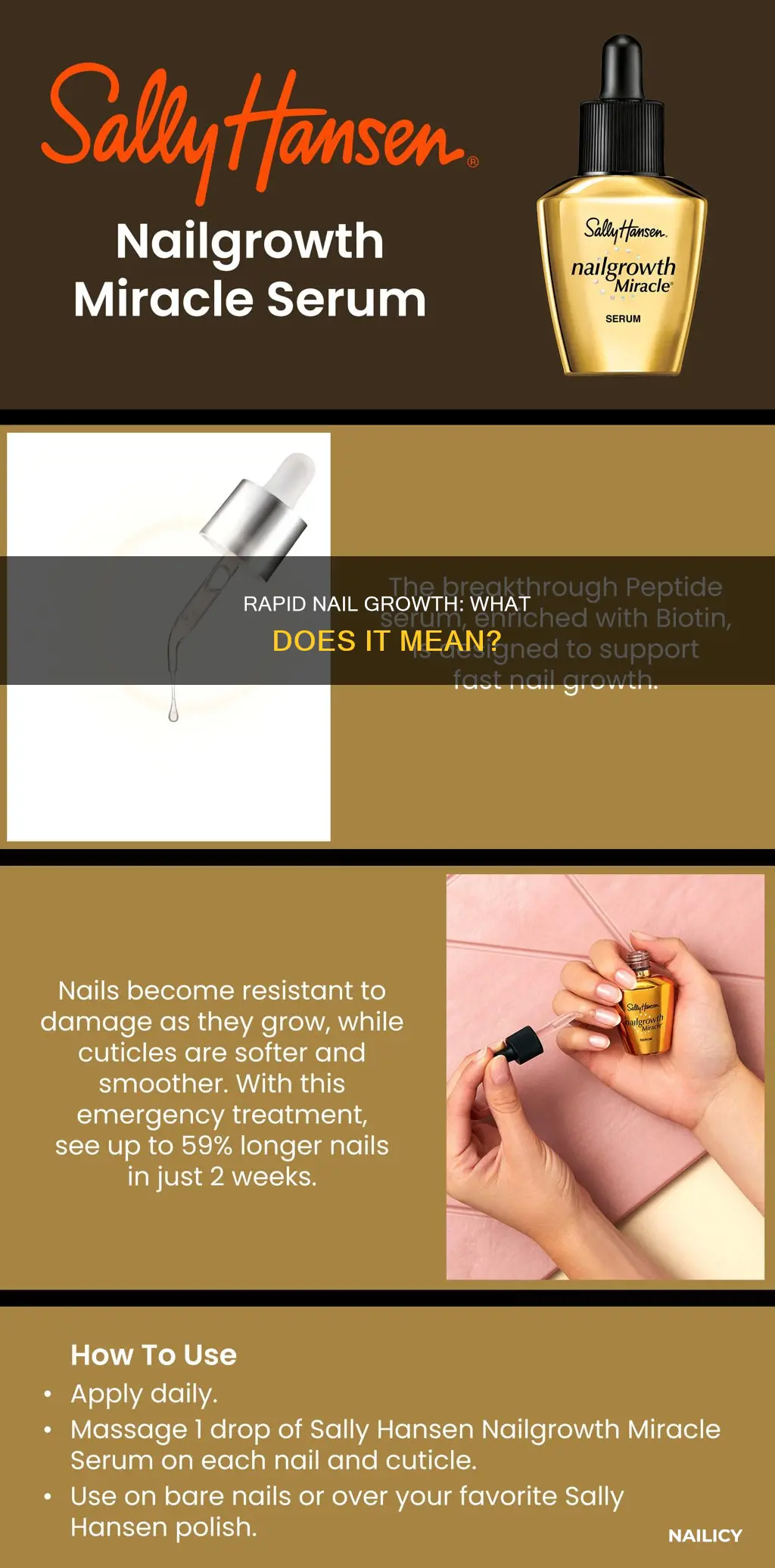 what does 8t mean if my nails grow fast