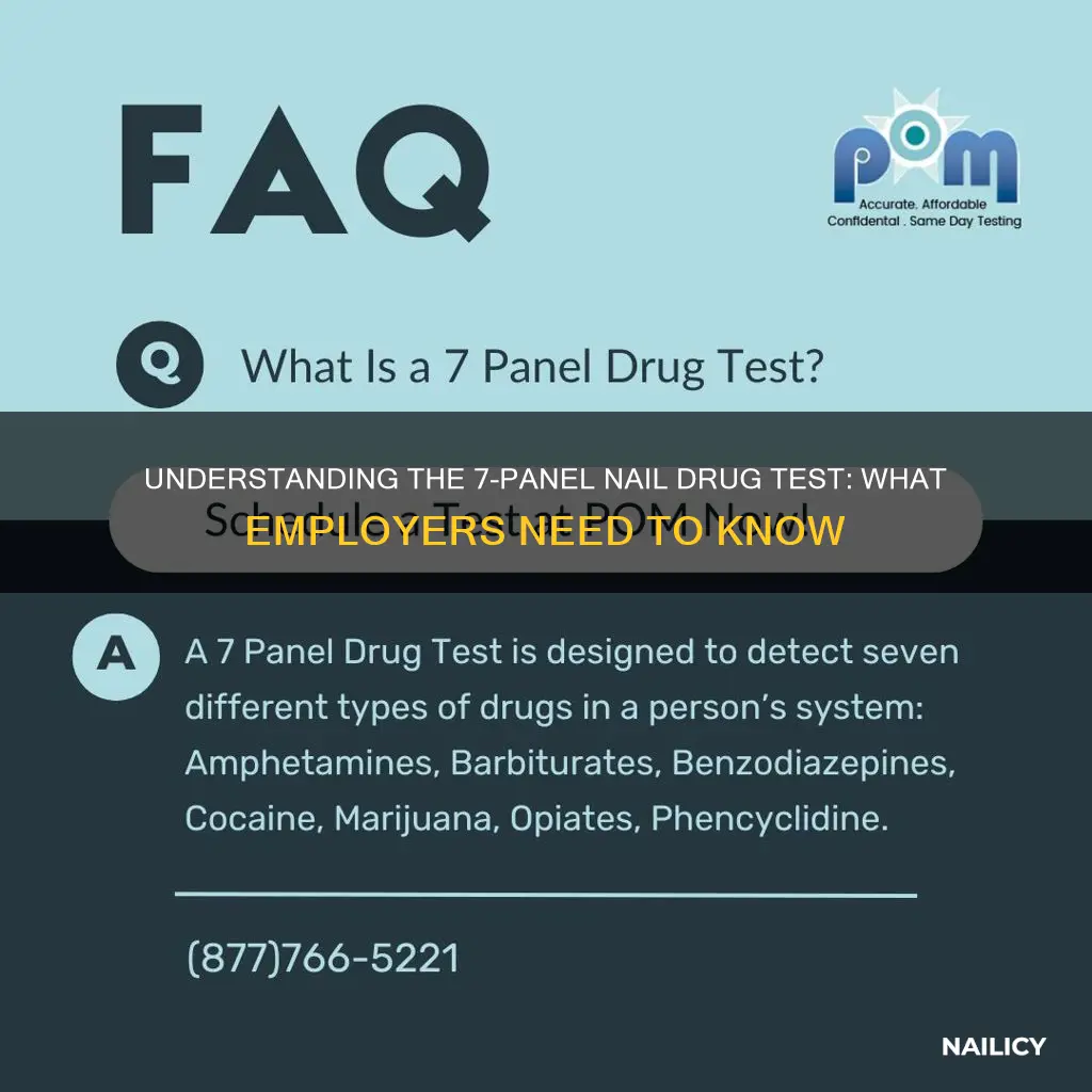 what does a 7 panel nail drug test mean