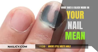 Unraveling the Mystery: What Causes Black Marks on Nails?