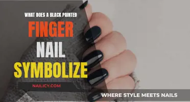 The Dark Elegance: Unveiling the Symbolism of Black Nails