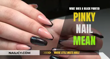 Unraveling the Mystery: What Your Black-Painted Pinky Nail Reveals