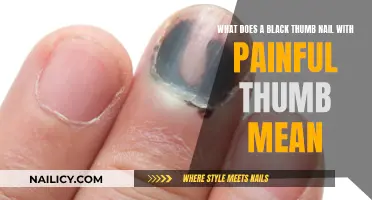 Black Thumb Nail: Understanding Pain and Its Causes