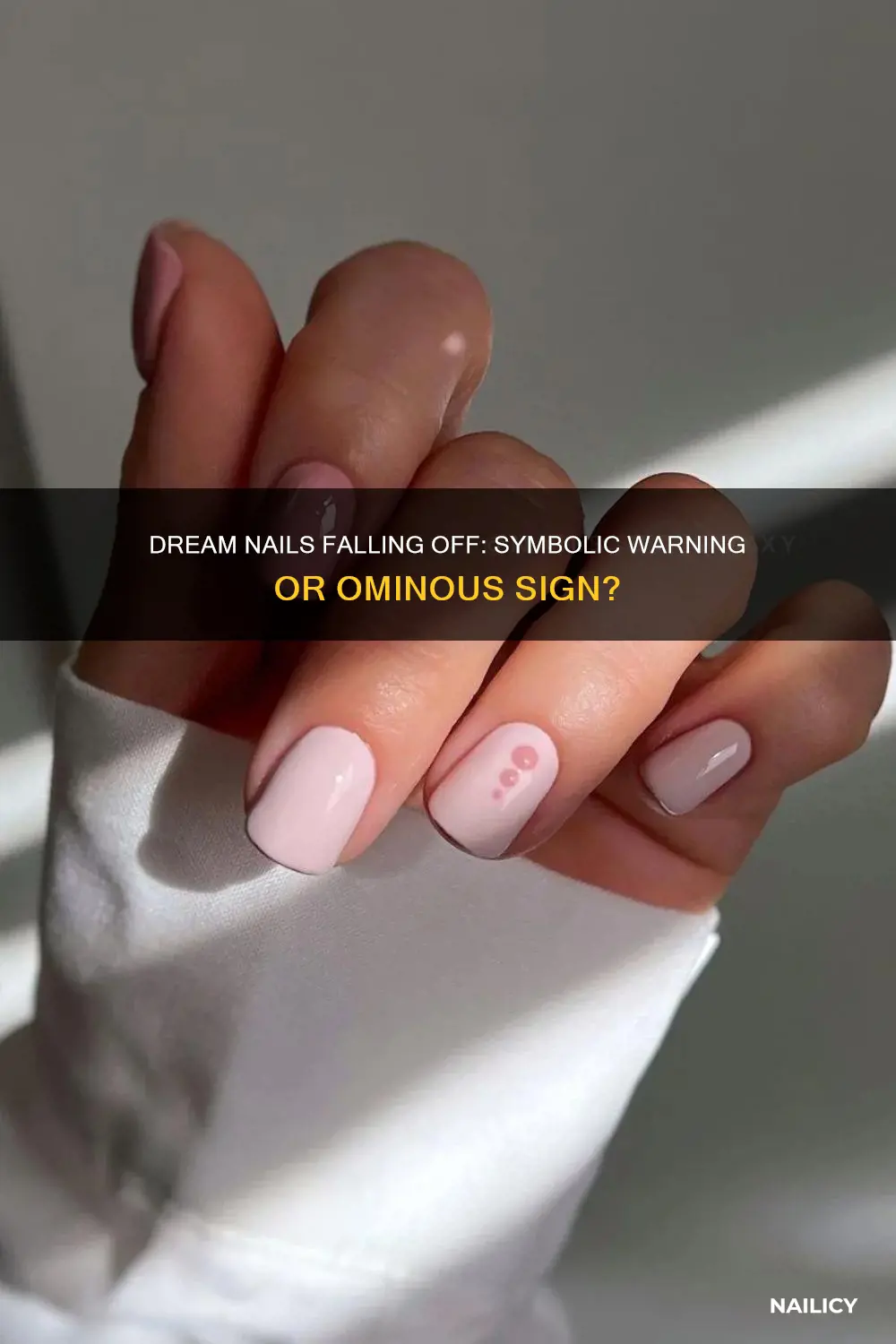 what does a dream about nails falling off mean