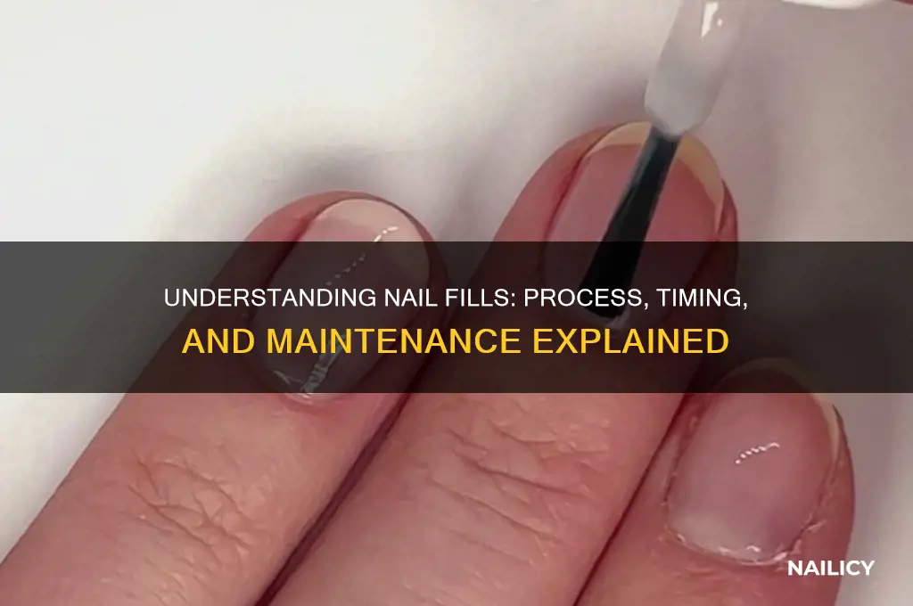 what does a fill entail for nails
