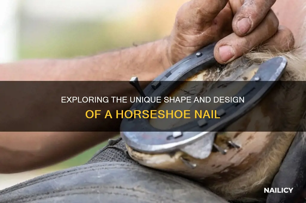 what does a horseshoe nail look like