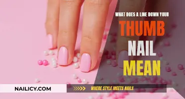 The Thumb Nail Line: What Does It Mean?