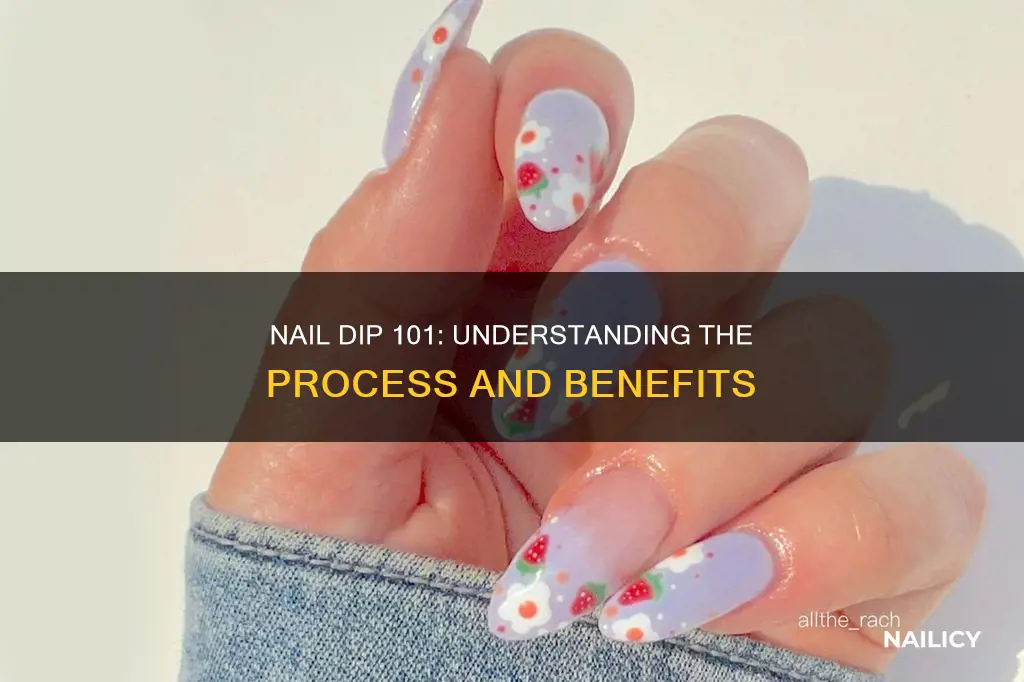 what does a nail dip mean