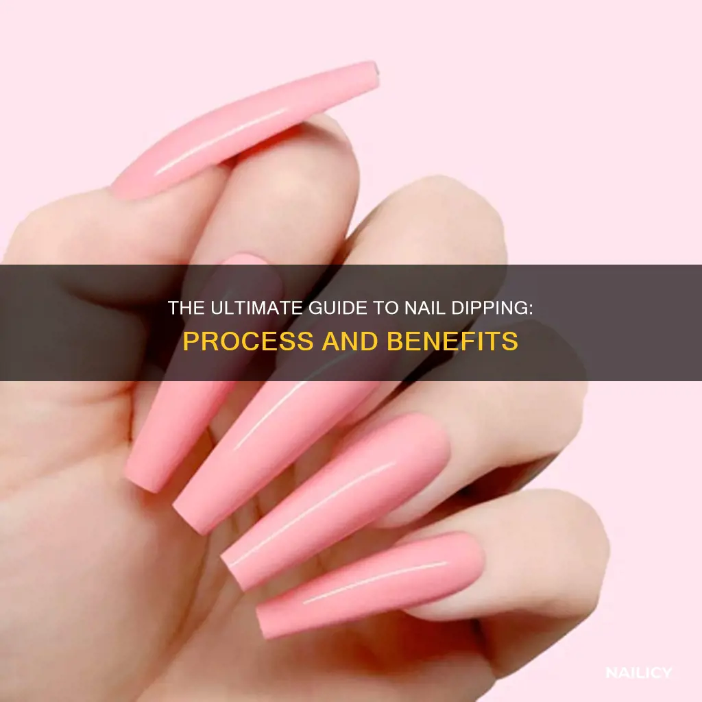 what does a nail dip mean