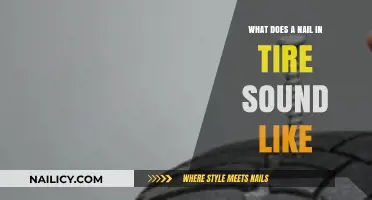 What Does a Nail in Tire Sound Like? Identifying the Noise