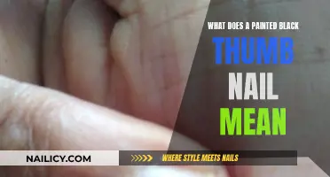 The Secret Meaning Behind Black Thumb Nails