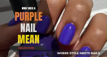 Unraveling the Mystery: What Does a Purple Nail Symbolize?