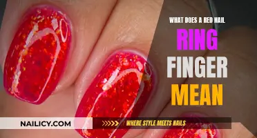 The Significance of Red Nails on Your Ring Finger