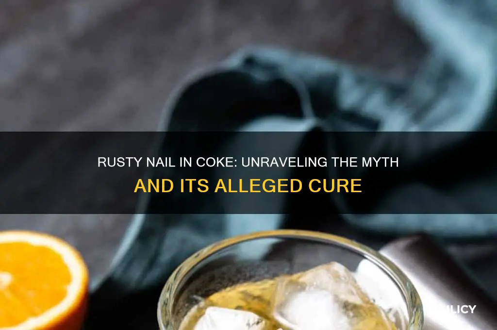 what does a rusty nail in coke cure