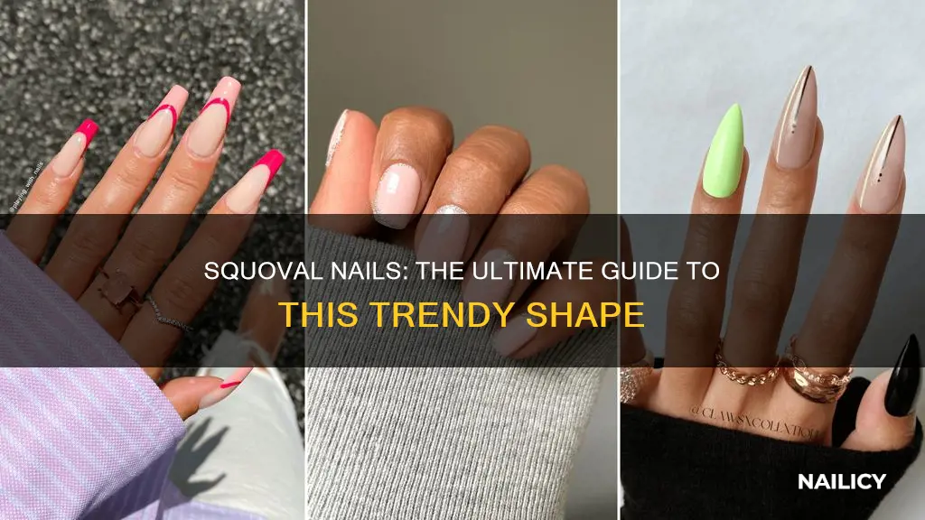 what does a squoval nail shape mean