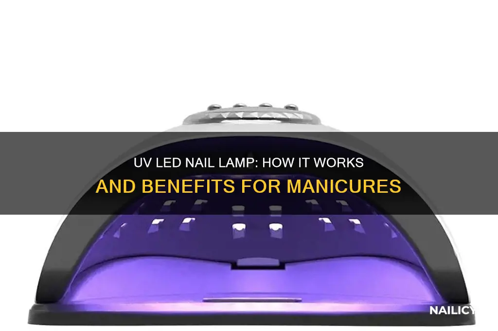 what does a uv led nail lamp do