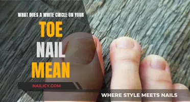 Unraveling the Mystery: What's Beneath the White Circle on Your Toe Nail?