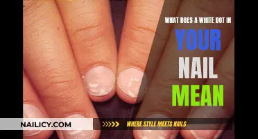 Uncover the Mystery: White Dot on Your Nail