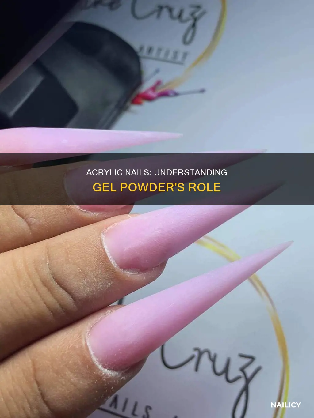 what does acrylic nail gel powder mean