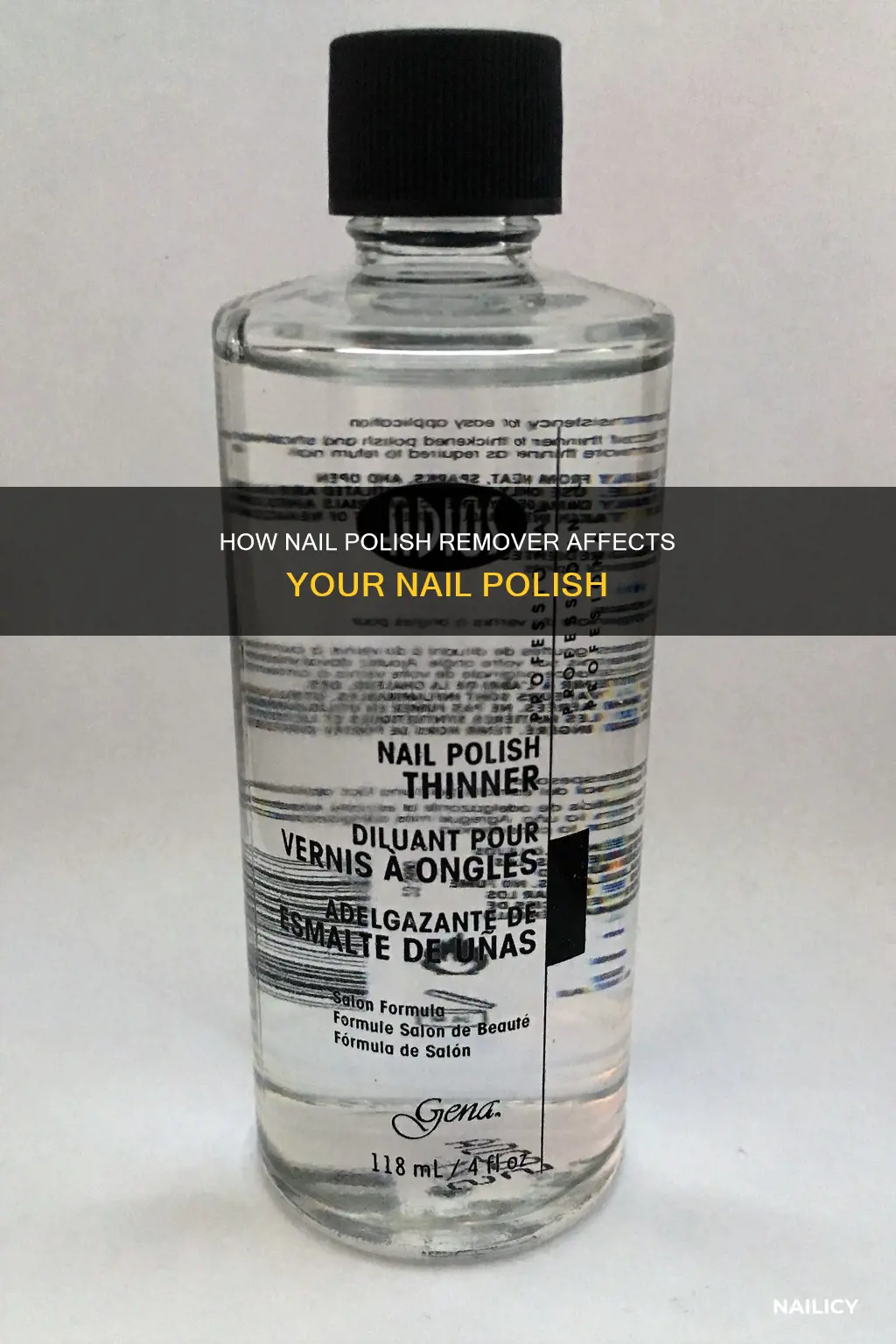 what does adding nail polish remover to nail polish do
