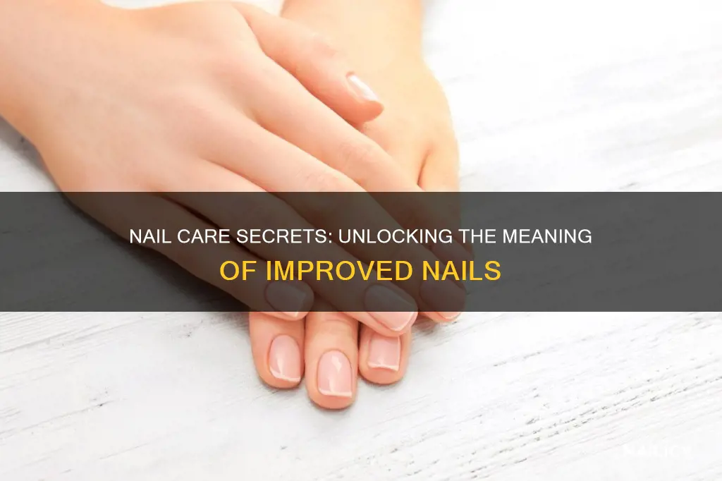 what does an improved nail mean