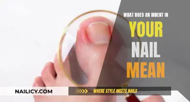 Indent in Your Nail: What Does it Mean?