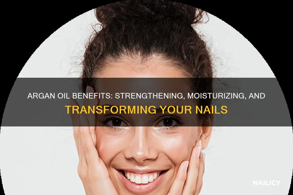 what does argan oil do for nails