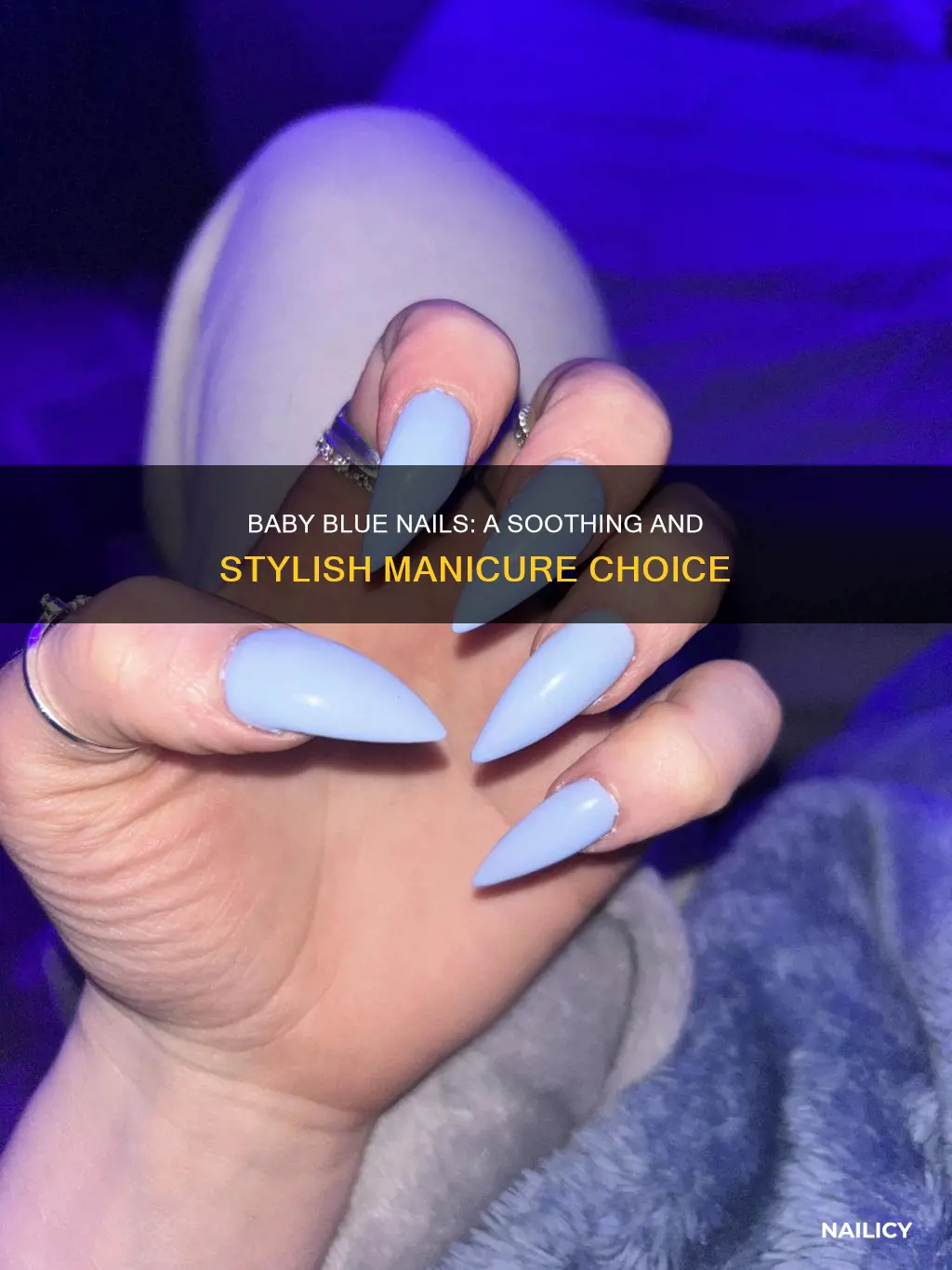 what does baby blue mean on nails