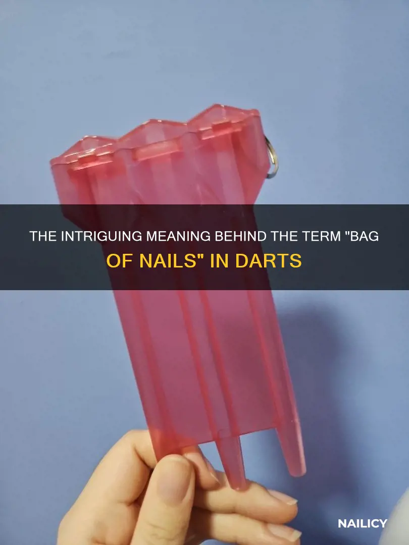 what does bag of nails mean in darts