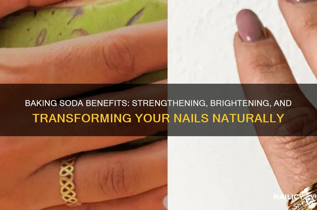what does baking soda do for nails