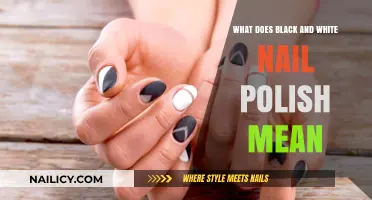 Decoding Black and White Nail Polish: Symbolism, Trends, and Personal Expression