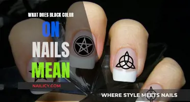 Unraveling the Mystery: What Black Nail Polish Symbolizes