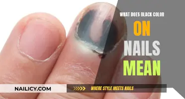 The Mystery of Black Nails: What Do They Mean?