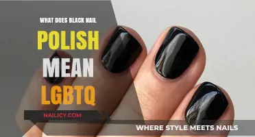 Black Nail Polish and LGBTQ Identity: Uncovering the Symbolic Meaning