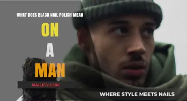 Black Nail Polish on Men: Breaking Stereotypes and Expressing Individuality
