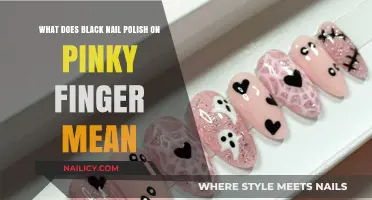 Black Pinky Nail Polish: Unveiling the Secret Meaning and Symbolism