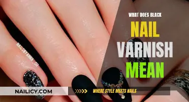 Unraveling the Mystery: Black Nail Varnish Symbolism Explained