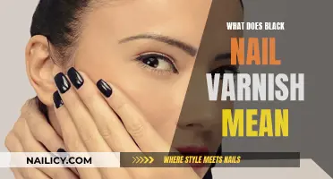 The Subculture of Black Nail Varnish: Exploring Its Meanings