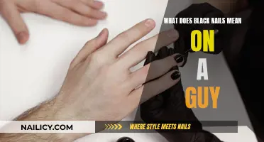 Unraveling the Mystery: What Black Nails Say About Guys