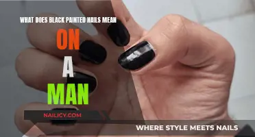 Black Nails on Men: A Subtle Statement of Individuality