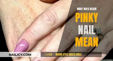 Unraveling the Mystery: What Does Black Pinky Nail Symbolize?