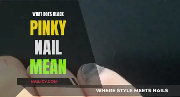 The Black Pinky Nail: A Secret Meaning Revealed