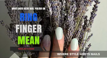 Blue Nail Polish on Ring Finger: Unveiling the Hidden Meaning