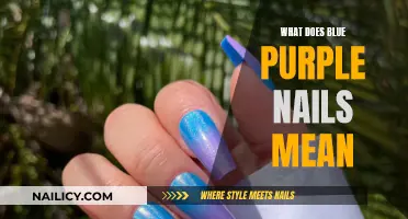 The Significance of Blue-Purple Nails: A Color Meaning Guide