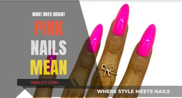 Unraveling the Mystery: What Bright Pink Nails Symbolize