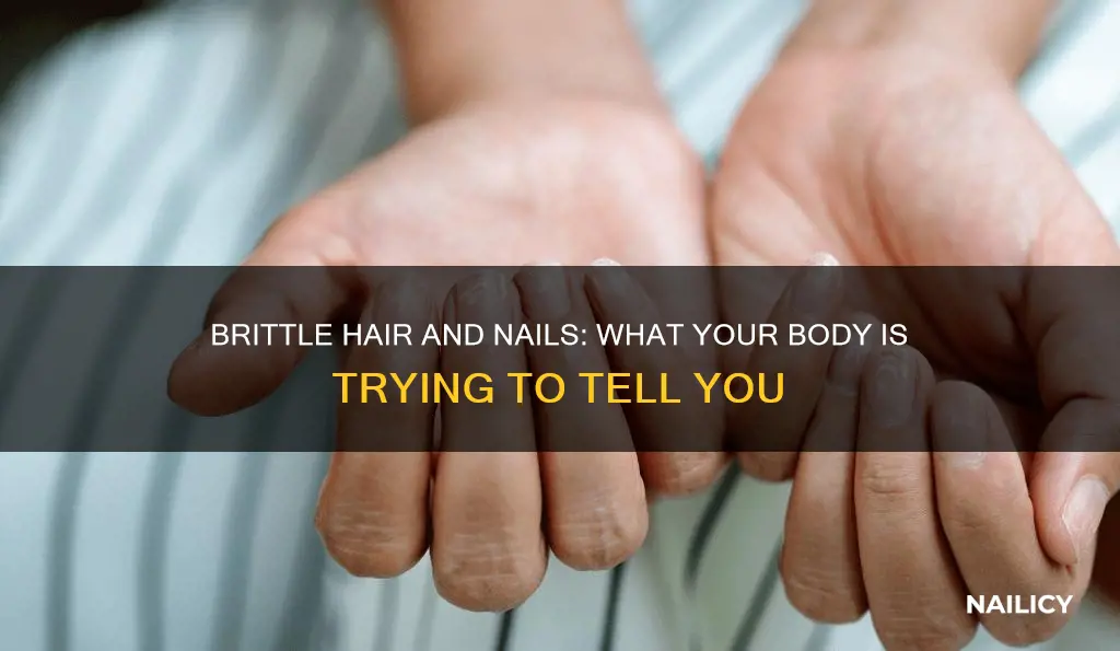 what does brittle hair and nails mean