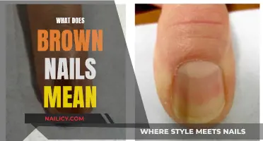 Unraveling the Mystery: What Does Brown Nails Indicate?