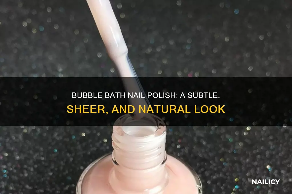 what does bubble bath nail polish look like