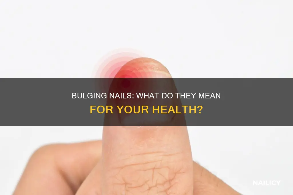 what does bulging nails mean